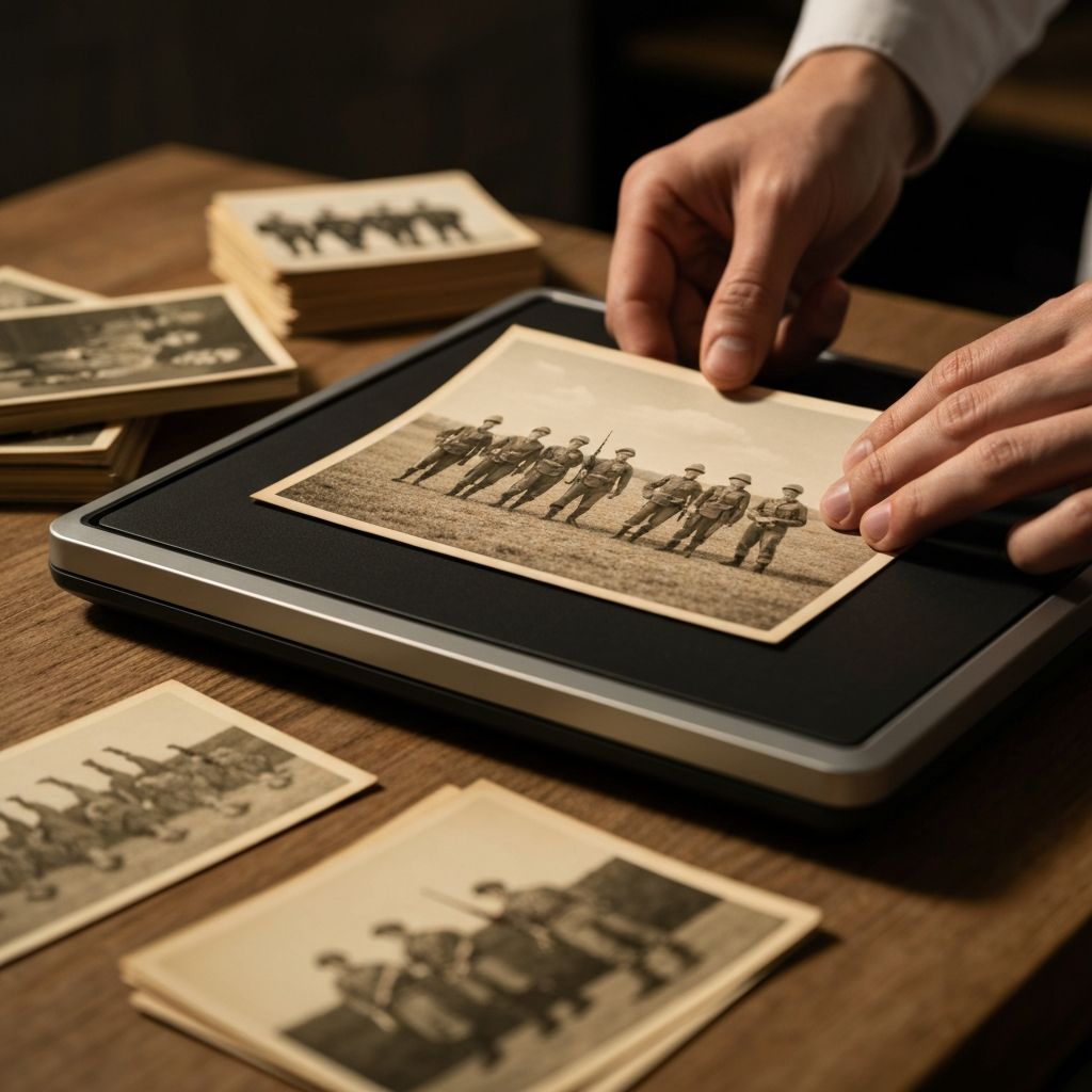 Best Practices for Scanning and Preserving Old Army Photos